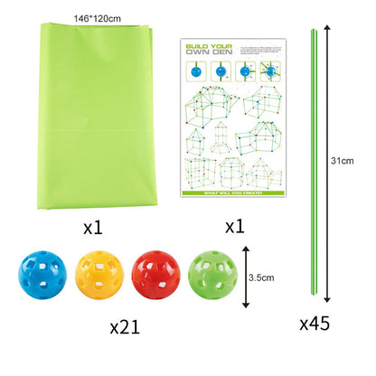 Adventure Builder Kit: 3D Forts, Castles, and Tunnels – The Ultimate Children's Construction Playset