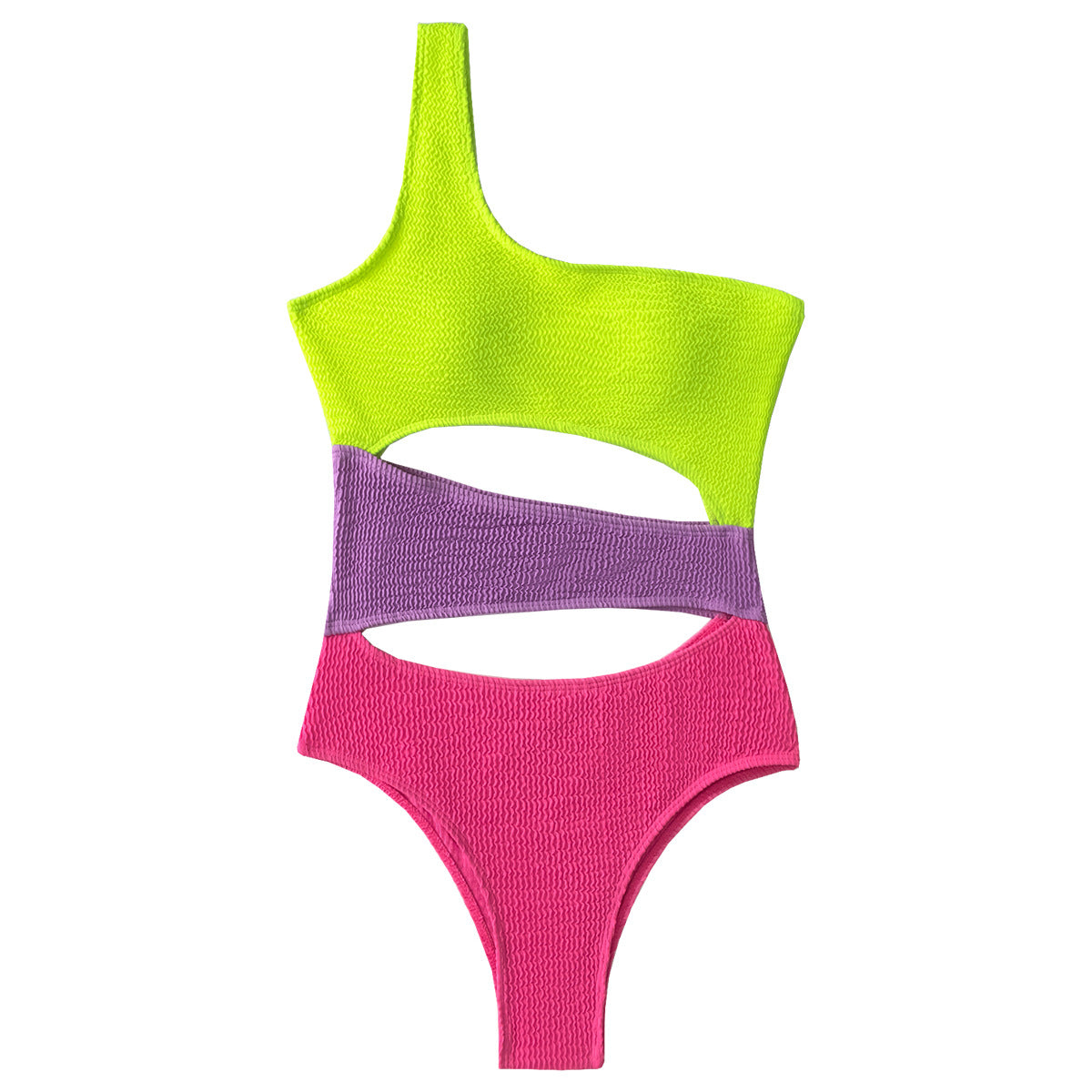 Colorblock One Piece Swimsuit