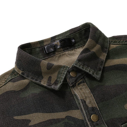 Camouflage Denim Shirt