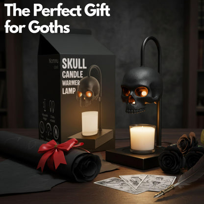 Nomnu Gothic Skull Candle Warmer Lamp