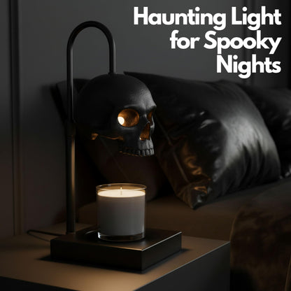 Nomnu Gothic Skull Candle Warmer Lamp