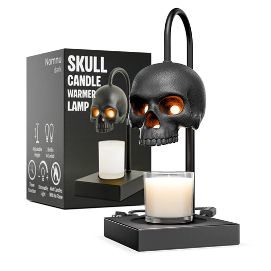 Nomnu Gothic Skull Candle Warmer Lamp