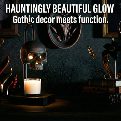Nomnu Gothic Skull Candle Warmer Lamp