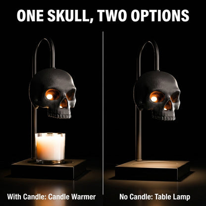 Nomnu Gothic Skull Candle Warmer Lamp