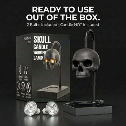 Nomnu Gothic Skull Candle Warmer Lamp