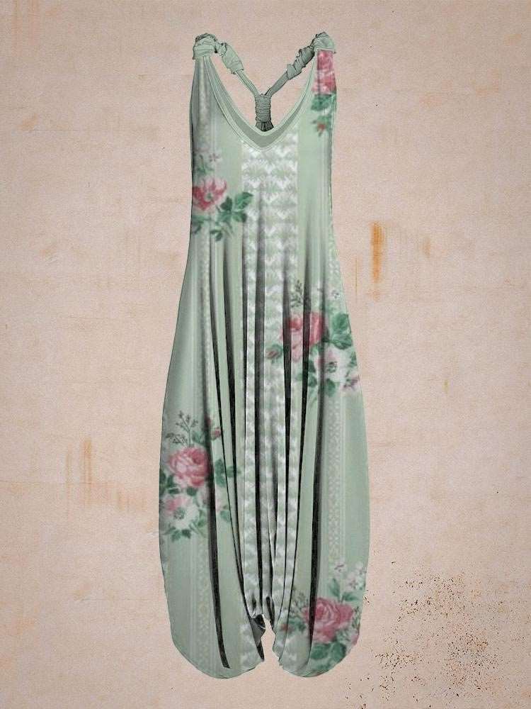 Colorful Pattern Jumpsuit